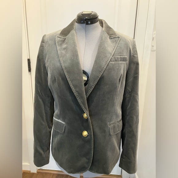 J. Crew Jackets & Blazers - J. Crew Gray Blazer with Gold Buttons
